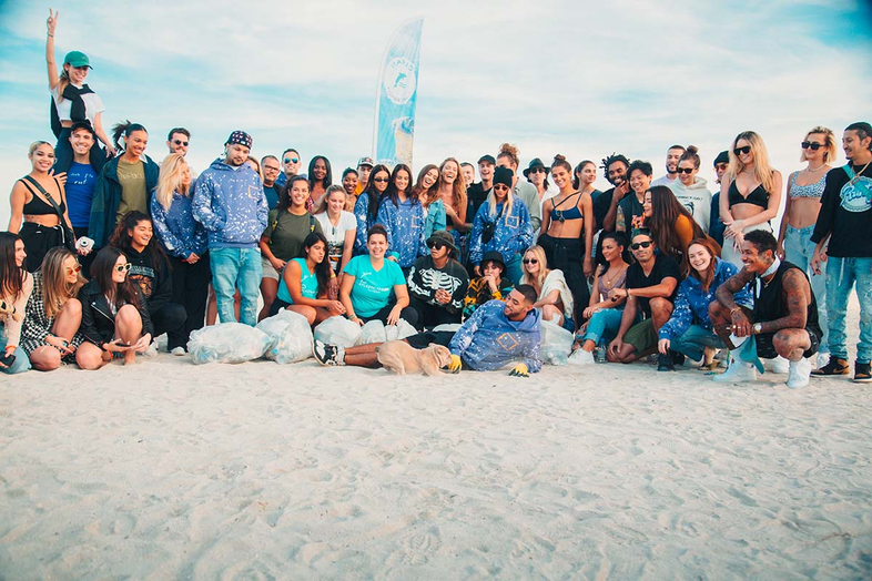The Karmagawa crew cleans up Miami Beach December 5, 2019 © 2019 Millionaire Media, LLC