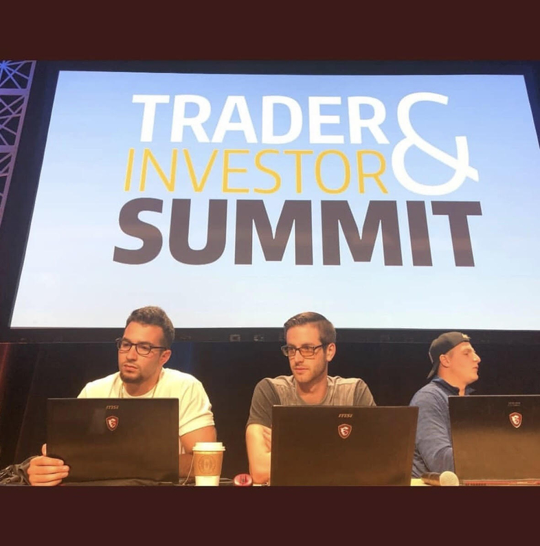 jack kellogg and students at trader and investor summit