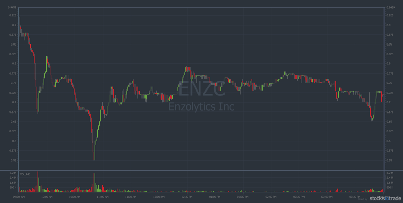 ENZC stock chart