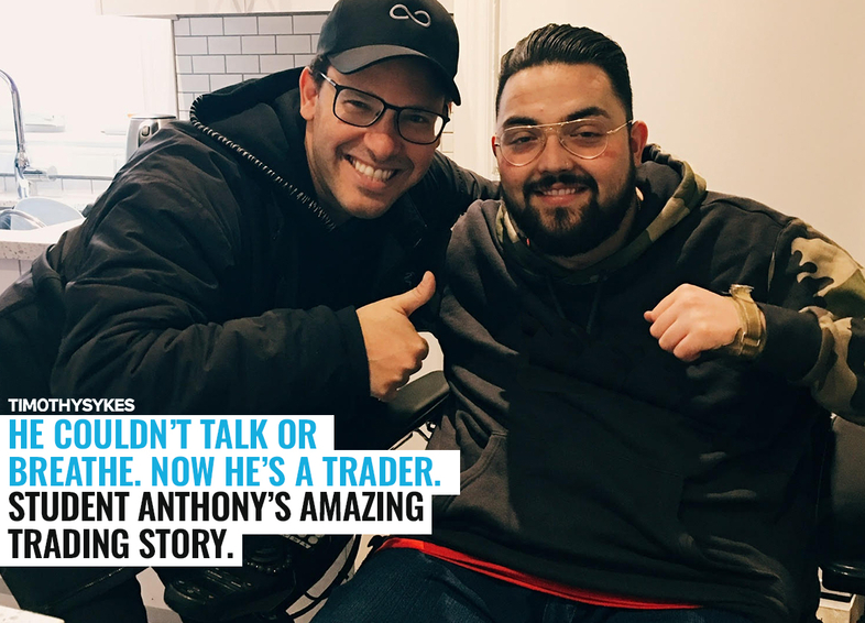 He Couldn&#8217;t Talk or Breathe. Now He&#8217;s a Trader. Student Anthony&#8217;s Amazing Trading Story Thumbnail