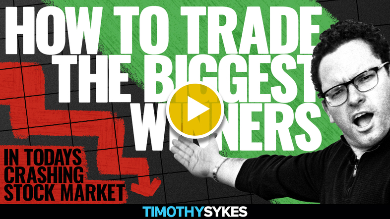 How To Trade The Biggest Winners In Today&#8217;s Crashing Stock Market {VIDEO} Thumbnail