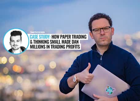 Image for Case Study: How Paper Trading and Thinking Small Made Dan Millions in Trading Profits {Infographic}
