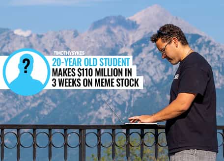 Image for 20-Year Old Student Makes $110 Million In 3 Weeks On Meme Stock