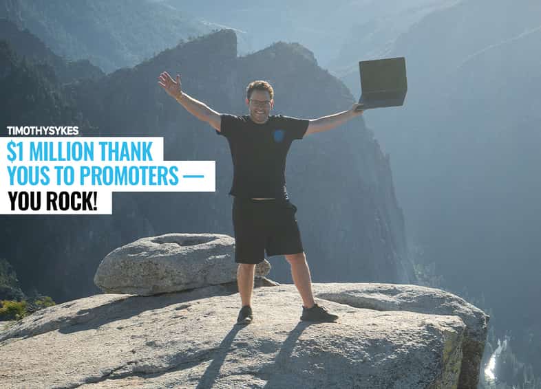 $1 Million Thank Yous to Promoters — You Rock! Thumbnail