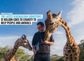 Image for The Latest Karmagawa Donations: $1 Million Goes to Charity to Help People and Animals recomended post