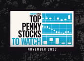 Image for Top Penny Stocks to Watch for November 2023 recomended post