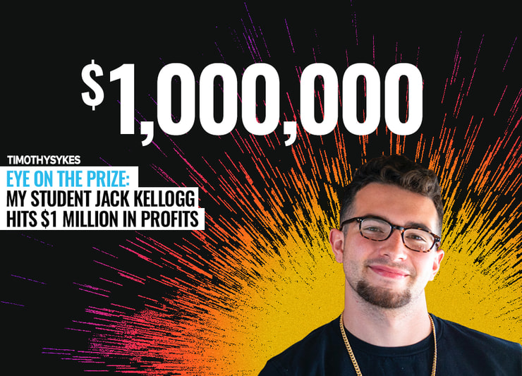 Timothy Sykes Student Jack Kellogg Hits $1 Million in Profits Thumbnail